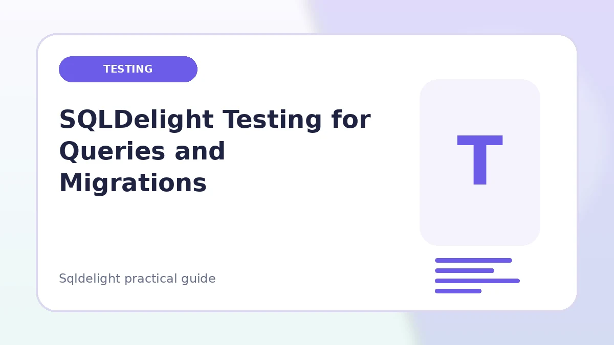 SQLDelight Testing for Queries and Migrations feature image